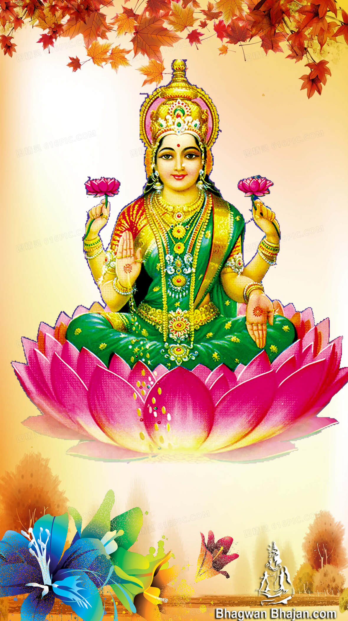 Download Free HD Wallpapers of Maa laxmi(lakshmi) Devi ...