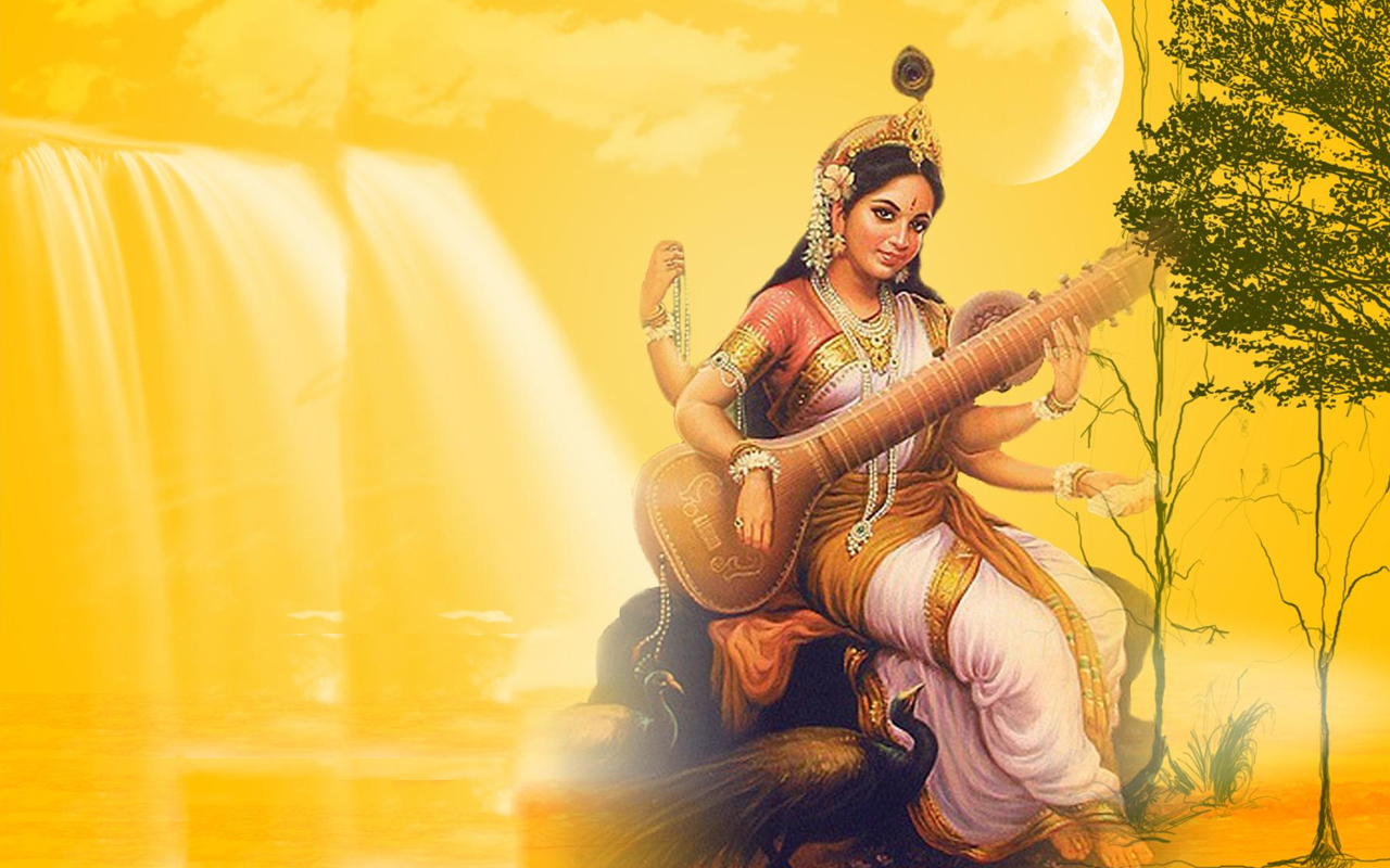 Download Free HD Wallpapers of maa saraswati / माँ सरस्वती ...