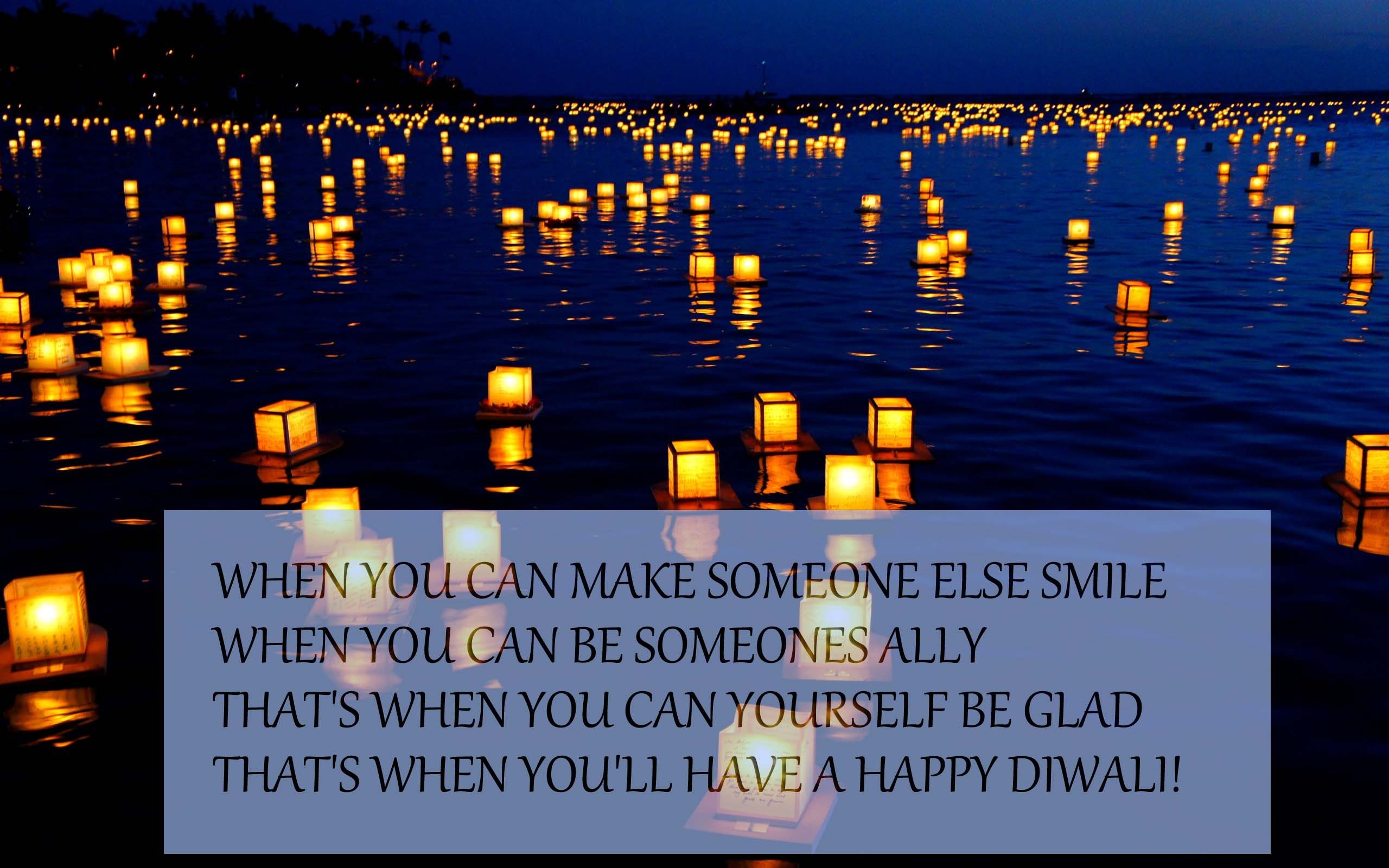 make someone smile happy diwali