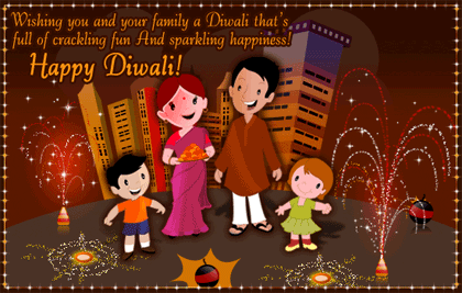 wishing you and your family happy diwali