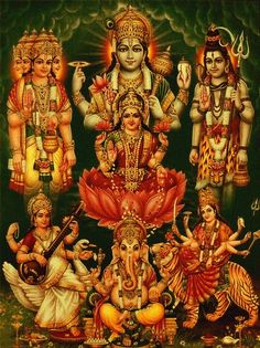 indian gods indian art maa laxmi